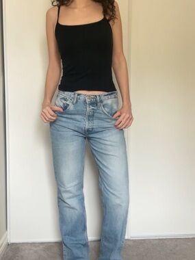 Zara Light Blue Boot Cut Jeans